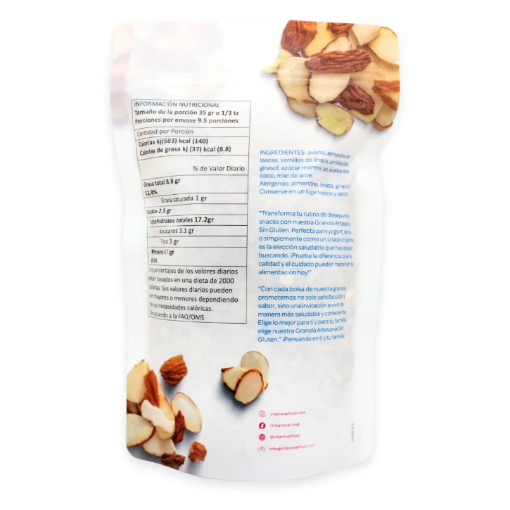 Granola con Lascas de Almendra