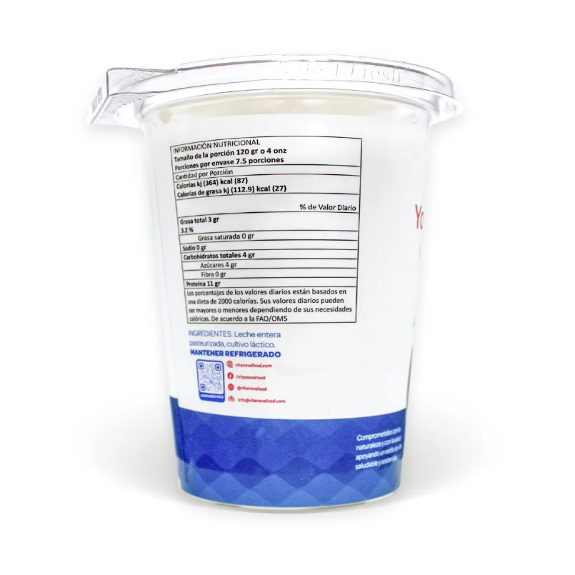 Yogurt Griego Colado