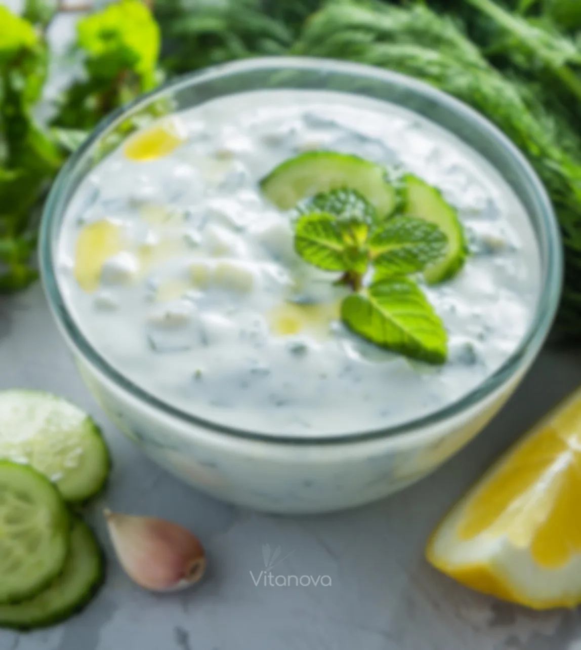 Tzatziki con Yogurt Griego Artesanal