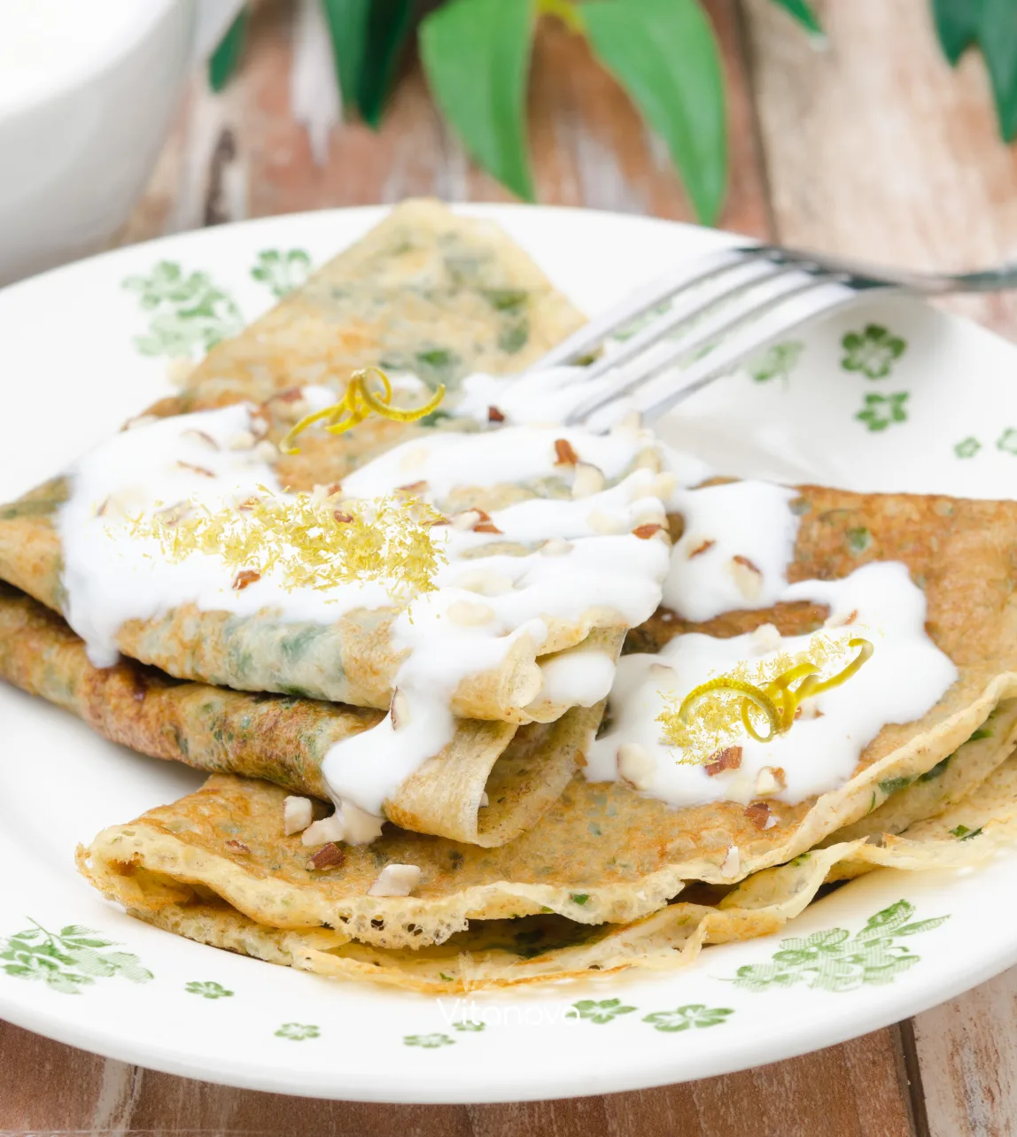 Crepas de Yogurt con Limón